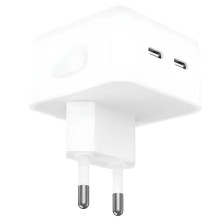 СЗУ 35W Dual Mini Power Adapter for Apple (2USB-C) (AA) (box)