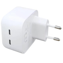 СЗУ 35W Dual Mini Power Adapter for Apple (2USB-C) (AA) (box) – Белый
