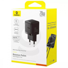 СЗУ Baseus Palm Fast Charger 20W (1USB-C) (P10111602) – Черный