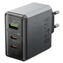 МЗП Borofone BN22 Lena PD65W (1USB-A/2C) – Сірий