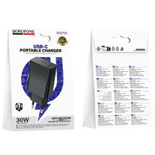 МЗП Borofone BAS75A Source PD30W (1USB-C) – Чорний