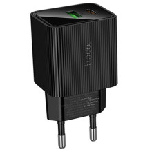 СЗУ Hoco CS83A Excellent with digital display PD20W+QC3.0 (1USB-A/1C) – Черный