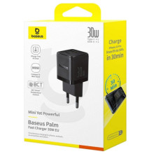 СЗУ Baseus Palm Fast Charger 30W (1USB-A/1C) (P1011160A) – Черный