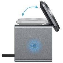 БЗУ Acefast E34 desktop 3in1 15W – Серый