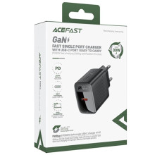 СЗУ Acefast A102 PD30W GaN (1USB-C) – Черный