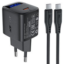 СЗУ Acefast A113 PD20W GaN (1USB-C) + кабель Type-C to Type-C