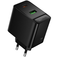 МЗП Borofone BAS17A Erudite PD65W+QC3.0 (1USB-A/1C)