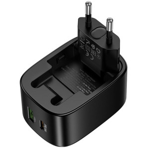 СЗУ Hoco CS101A Folding PD20W+QC3.0 (1USB-A/1C) + кабель Type-C to Type-C