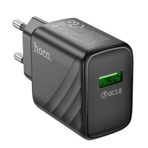 МЗП Hoco CS21A Rich QC3.0 18W (1USB-A) – Чорний