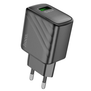 МЗП Hoco CS21A Rich QC3.0 18W (1USB-A) – Чорний