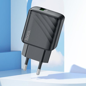 МЗП Hoco CS21A Rich QC3.0 18W (1USB-A) – Чорний