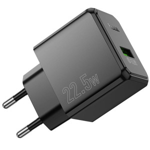 МЗП Hoco CS17A Wish QC3.0 22.5W (1USB-A) – Чорний