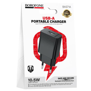 МЗП Borofone BAS71A Source 2.1A (1USB-A)