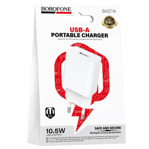 МЗП Borofone BAS71A Source 2.1A (1USB-A)