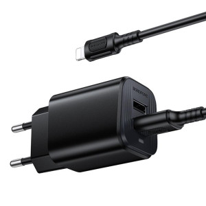 МЗП Borofone BAS81A Star 10.5W (2USB-A) + кабель USB to Lightning