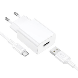 МЗП Borofone BA110A Lemi 7.5W (1USB-A) + кабель USB to Type-C