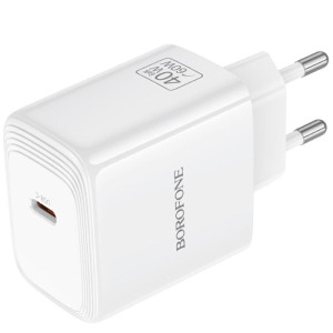 МЗП Borofone BN33 Fuente PD40W (1USB-C) – Білий