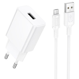 МЗП Borofone BA110A Lemi 7.5W (1USB-A) + кабель USB to MicroUSB