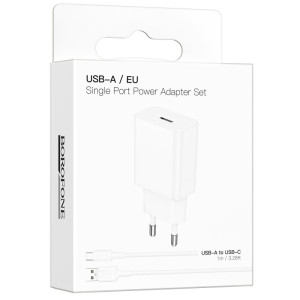 МЗП Borofone BA110A Lemi 7.5W (1USB-A) + кабель USB to Type-C – Білий