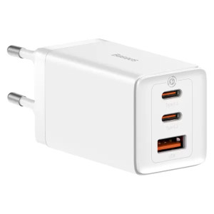 МЗП Baseus GaN5 Pro 65W 2Type-C+USB 100W EU (CCGP12020)