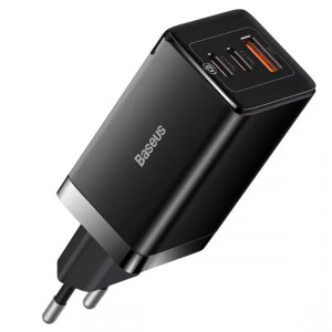 МЗП Baseus GaN5 Pro 65W 2Type-C+USB 100W EU (CCGP12020)