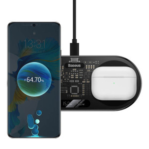 БЗП Baseus Digital LED Display 2in1 20W Universal version (WXSX010101) – Чорний