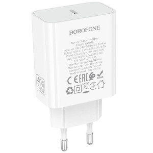 СЗУ Borofone BA109A Star PD40W (1USB-C) – Белый