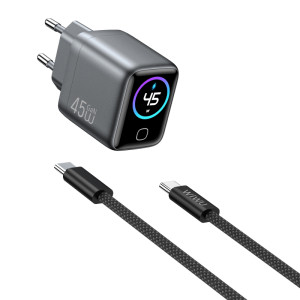 МЗП WIWU CHG500 Voyager PD45W (1USB-C) + кабель Type-C to Type-C