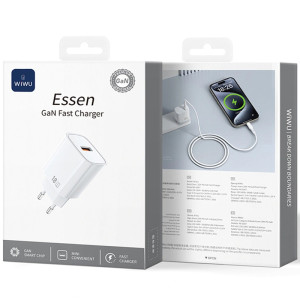 МЗП WIWU G006 Essen QC3.0 18W GaN (1USB-A)