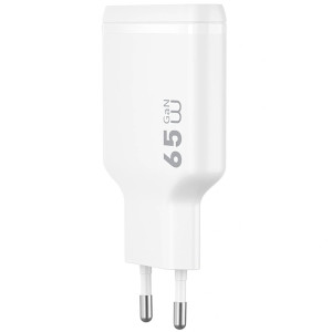 СЗУ WIWU G035 Essen PD65W GaN (2USB-C) – Белый