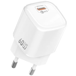 СЗУ WIWU G037 Jelly PD60W GaN (1USB-C) – Белый