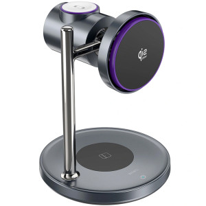БЗУ WIWU Wi-W041 Space Qi2 3 in 1 wireless charger