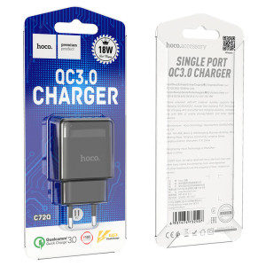 МЗП Hoco C72Q Glorious QC3.0 18W (1USB-A)