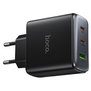МЗП Hoco C160A Upgrade PD65W+QC3.0 (1USB-A/2C)