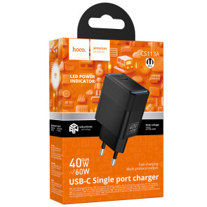 СЗУ Hoco CS113A Lounge PD40W (1USB-C)