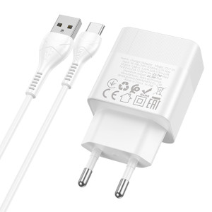 МЗП Hoco CS111A Lounge PD22.5W (1USB-C) + кабель USB to Type-C