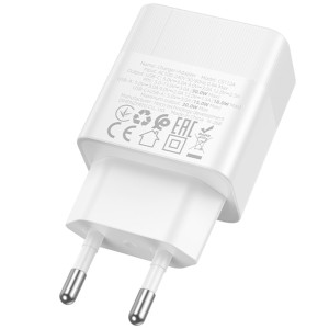 СЗУ Hoco CS112A Lounge PD30W+QC3.0 (1USB-A/1C) – Белый
