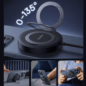 БЗУ Baseus Simple Mini4 Qi2 15W (P10273300121-0) – Черный