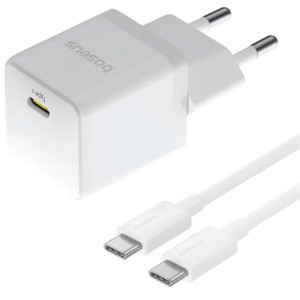 СЗУ Baseus Palm Fast Charger 20W (1USB-C) + кабель Type-C to Type-C (P10111602)