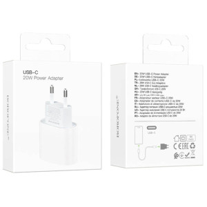 МЗП Borofone BA100A Original PD20W (1USB-C) – Білий