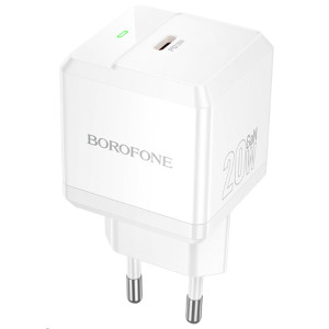 МЗП Borofone BN18 Intenso PD20W (1USB-C) – Білий