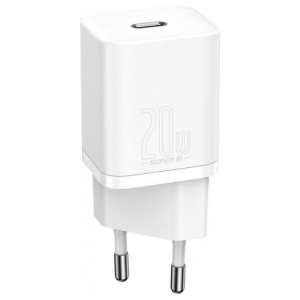 СЗУ Baseus Super Si Quick Charger PD20W (1USB-C) (CCSUP-B) – Белый