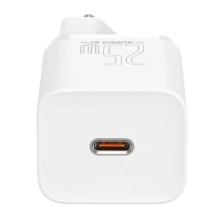 СЗУ Baseus Super Si Quick Charger PD25W (1USB-C) (CCSP) – Белый
