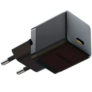 СЗУ Baseus Palm Fast Charger 20W (1USB-C) + кабель Type-C to Lightning (E01164) – Черный