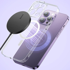 БЗУ Baseus Simple Mini3 Magnetic Wireless Charger 15W (CCJJ0400) – Черный