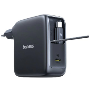 СЗУ Baseus EnerCore CJ21 PD67W with retractable cables (3USB-C) (E0121D) – Черный