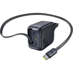 СЗУ Baseus EnerCore CJ11 PD45W with retractable cable (2USB-C) (E0120G) – Черный