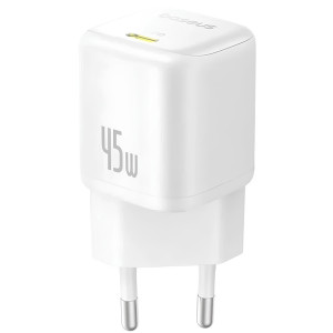 МЗП Baseus EnerFill FN22 Fast Charger PD45W (1USB-C) (E01233) – Білий
