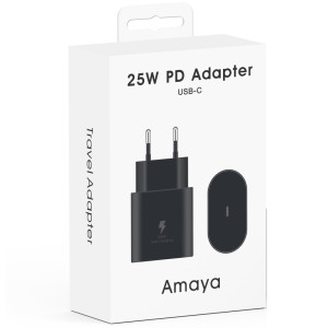 СЗУ Amaya SC25 PD25W (1USB-C) – Черный