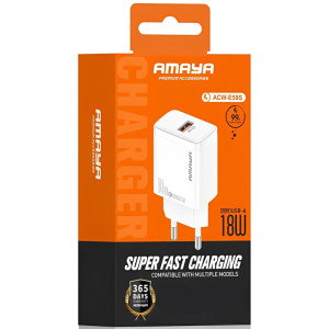 СЗУ Amaya E59S QC3.0 18W (1USB-A) – Белый